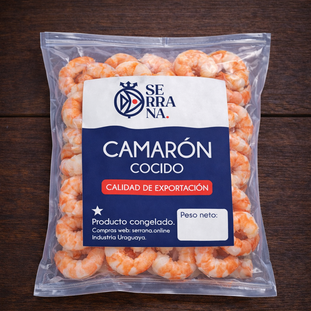 Camarón Crudo Pre-Cocido Congelado